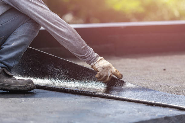 Professional Waterproofing technician working in Mendham, NJ